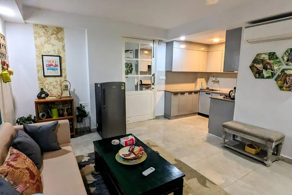 Lägenhet Yukta - Cozy Nest Studio, Free Parking & Wifi Gurgaon Indien