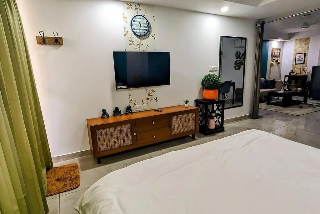 Lägenhet Yukta - Cozy Nest Studio, Free Parking & Wifi Gurgaon Indien